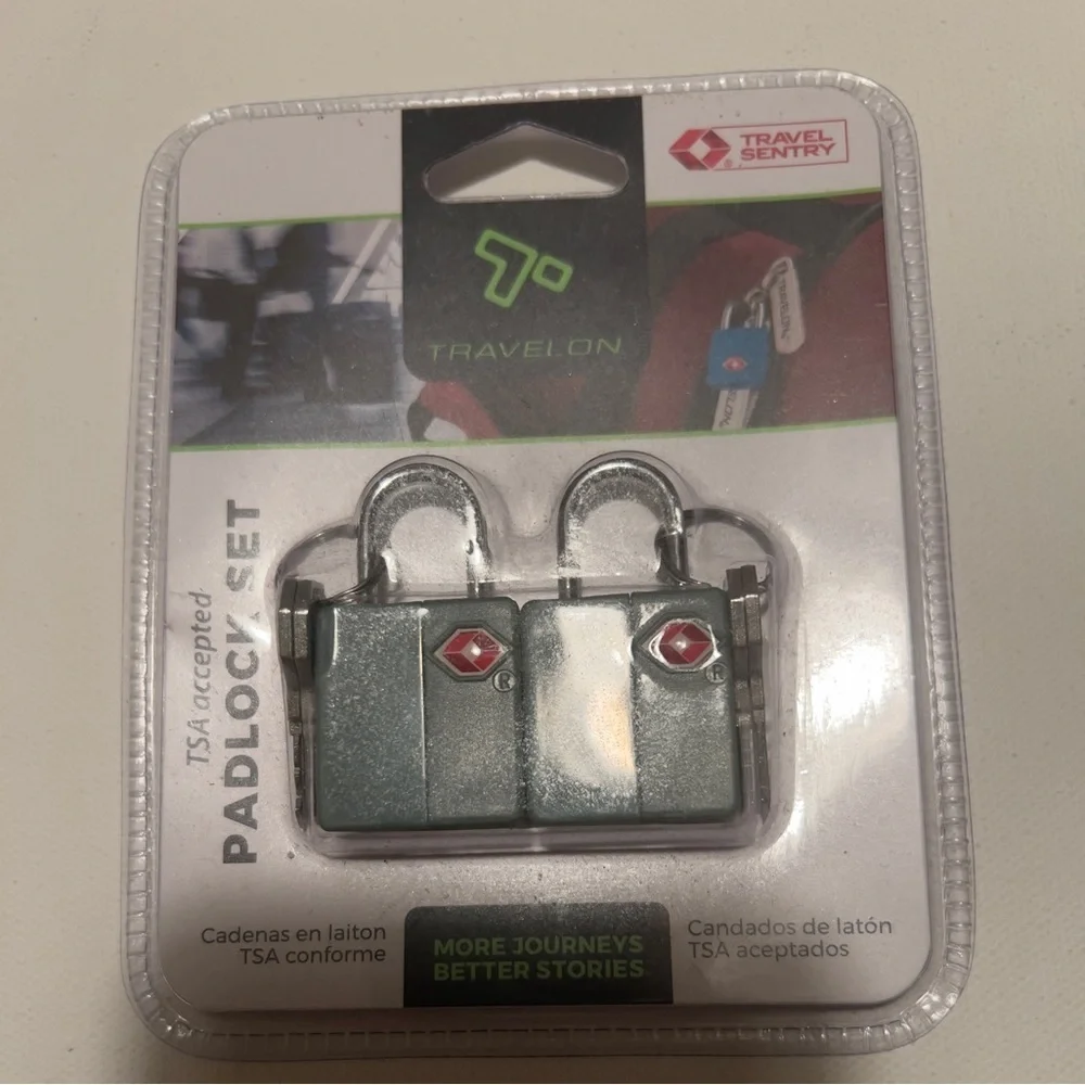 TSA-Approved Travel Sentry Luggage Locks Set of 2 Mini Locks with Keys (E2)